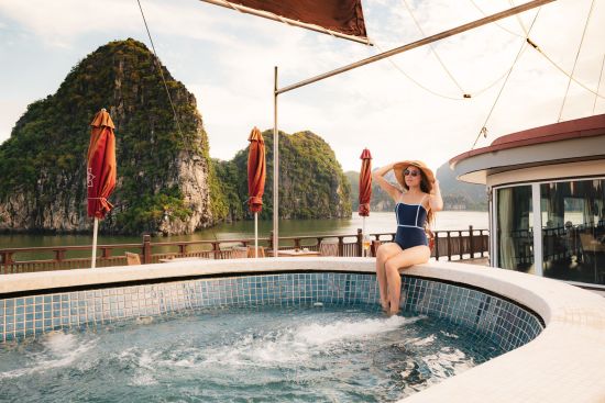 Mystische Lan Ha Bucht Kreuzfahrt mit «Ginger» ab Hanoi: Heritage Line - Lan Ha Bay - Ginger - Pool