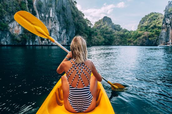 D’île en île individuellement aux Philippines de Manille: Palawan El Nido Kayaking