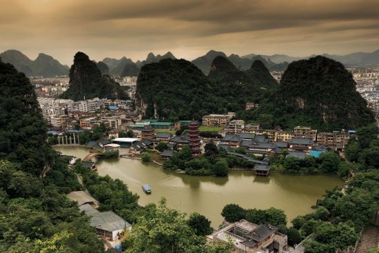 Les hauts lieux de la Chine de Pékin: Guilin: City