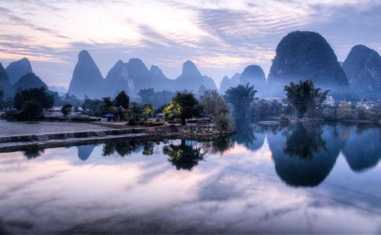 Les hauts lieux de la Chine de Pékin: Yangshuo: Yu Long river