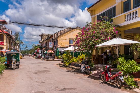Pfeffriges Kampot ab Phnom Penh: Kampot local street