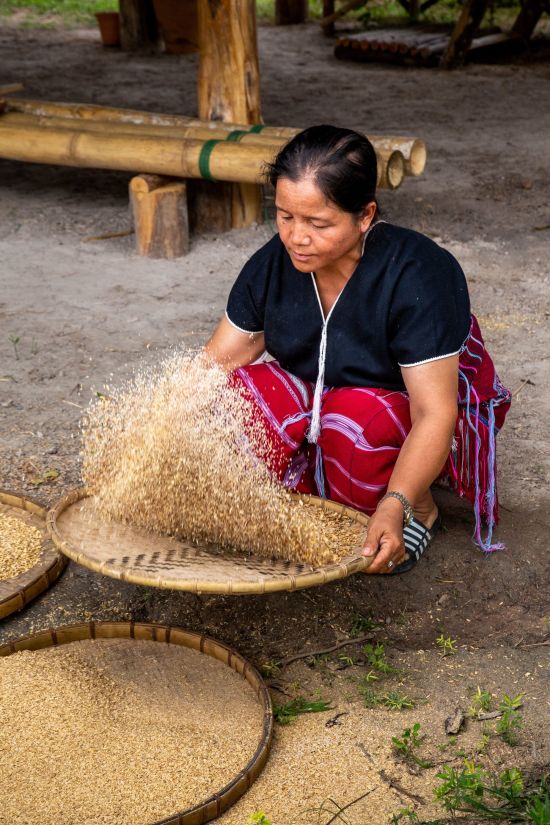 The Bush Camp Chiang Mai - 3 jours: activities: Rice Pounding