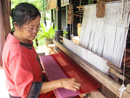 Royaume de Lanna de Chiang Mai: Weaving