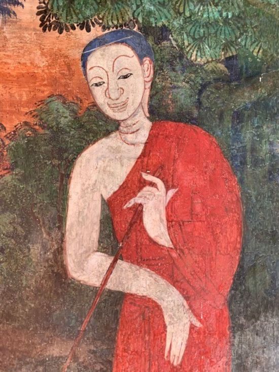 La magie d'Uthai Thani de Bangkok: Mural Wat Bot Uthai Thani