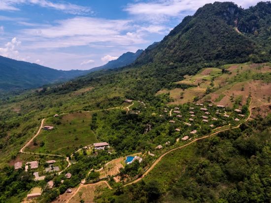 Luxuriöse Idylle in Mai Chau ab Hanoi: location: resort 