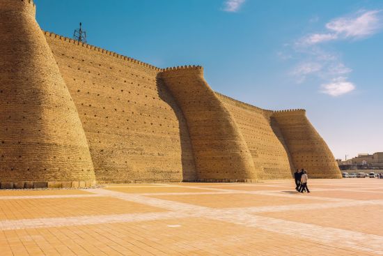 Sagenhafte Seidenstrasse im Zug erleben ab Taschkent: Die mächtige Ark-Festung in Buchara