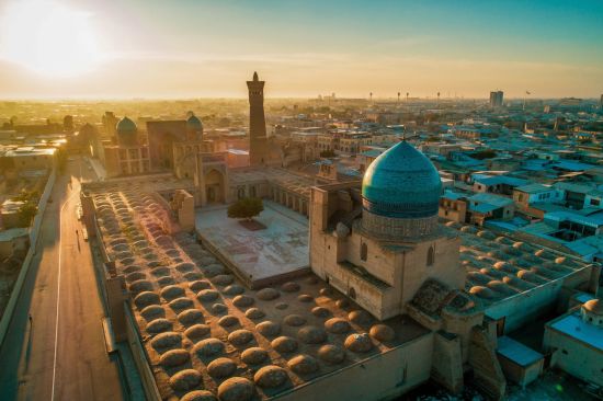 Sagenhafte Seidenstrasse im Zug erleben ab Taschkent: Blick über Buchara