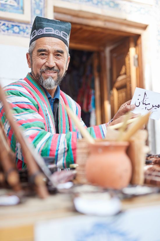 Sagenhafte Seidenstrasse im Zug erleben ab Taschkent: Handwerkskunst in Samarkand