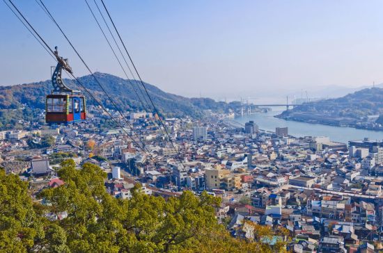 Circuits en voiture de location «Shikoku magique» de Osaka: Ropeway in Onomichi