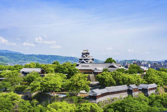 Kyushu – L'île ardente du Japon de Kagoshima: Kumamoto castle