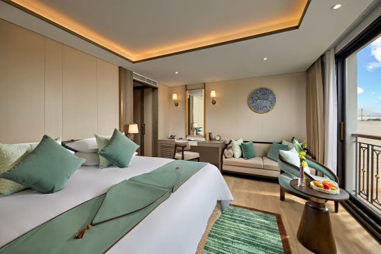 Mit der «Mekong Discovery» ins Mekong Delta ab Siem Reap: room: Suite Oberdeck