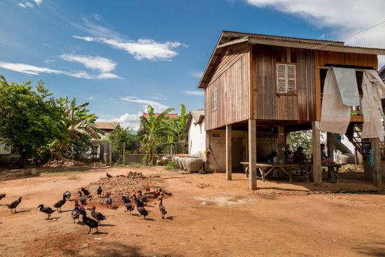 Le Cambodge pour explorateurs de Siem Reap: Typical house in Cambodia