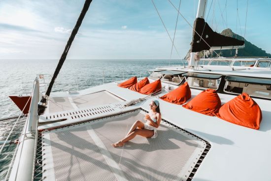 Privater Katamaran im Inselparadies ab Palawan: exterior: El Nido Yachting Club