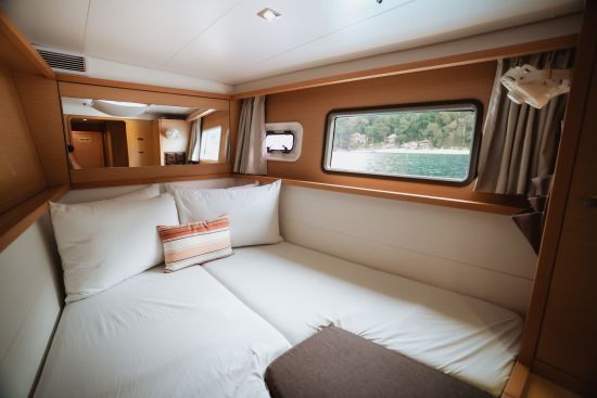 Privater Katamaran im Inselparadies ab Palawan: room: Cabin