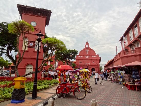Malacca - la cité historique de Kuala Lumpur: Malacca: Street life