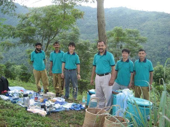 Glenburn Tea Estate à Darjeeling:  outdoor kitchen