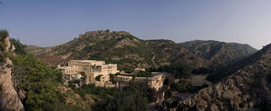Samode Palace à Jaipur:  Panorama View