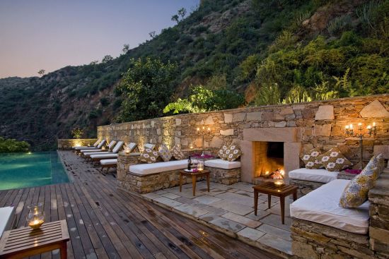 Samode Palace à Jaipur:  Infinity pool