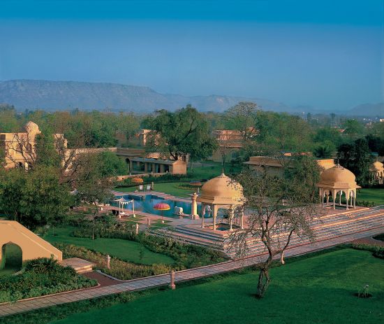 The Oberoi Rajvilas à Jaipur:  Aerial View