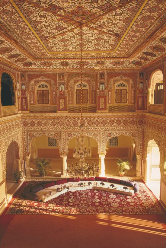 Samode Palace à Jaipur:  Durbar hall