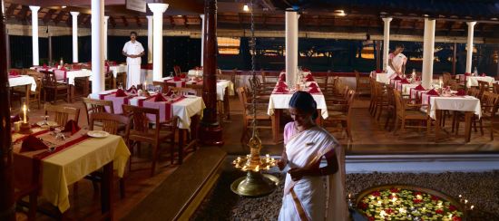 Coconut Lagoon in Kumarakom: f&b: