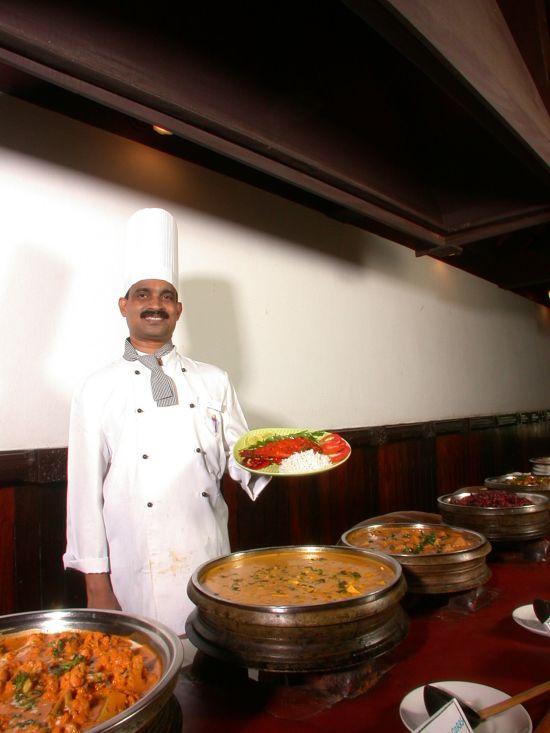 Coconut Lagoon in Kumarakom: f&b: