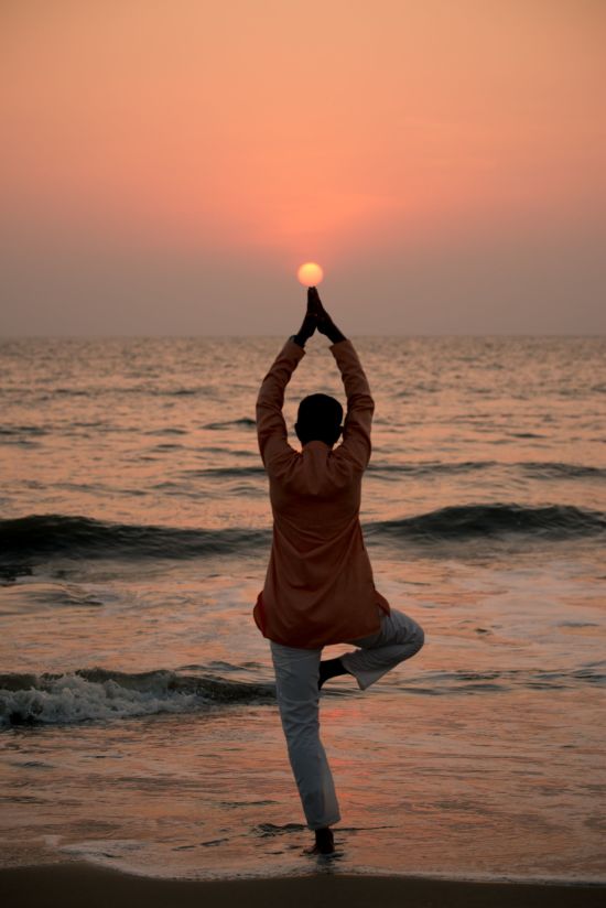 Neeleshwar Hermitage:  Yoga at Beach