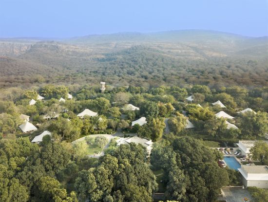 The Oberoi Vanyavilas Wildlife Resort à Ranthambore:  Aerial View
