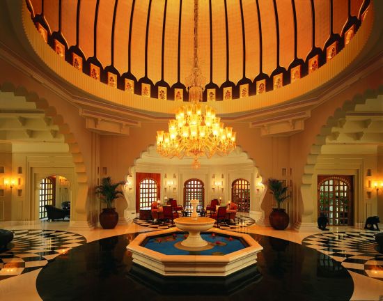 The Oberoi Udaivilas à Udaipur:  Lobby