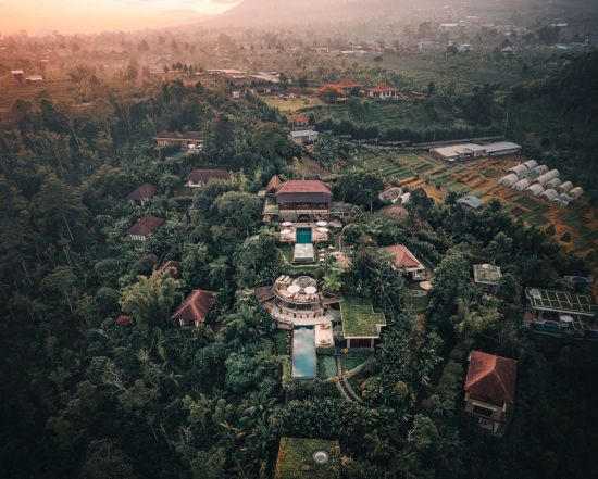 Munduk Moding Plantation Nature Resort à Nord de Bali:  Areal View