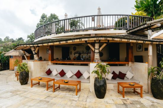 Munduk Moding Plantation Nature Resort à Nord de Bali:  beach: f&b: Sunset Bar