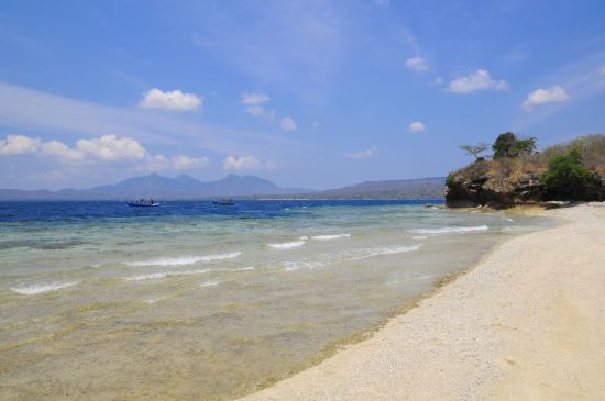 The Menjangan à Nord de Bali:  Menjangan island beach