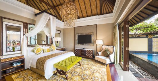 The St. Regis Bali Resort in Südbali:  The Strand Villa | Bedroom