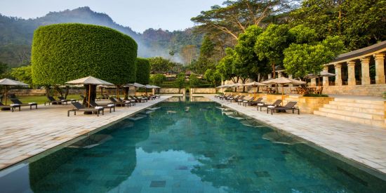 Amanjiwo in Yogyakarta:  Main Swimming Pool