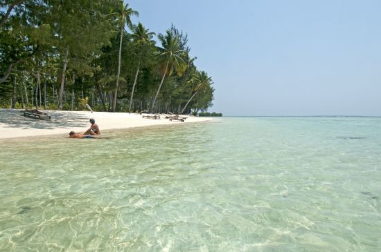 Kura Kura Resort in Karimunjawa: Beach