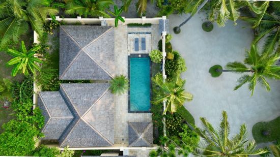 Kura Kura Resort in Karimunjawa: Pool Villa | Aerial view