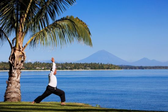 The Oberoi Beach Resort, Lombok:  Yoga