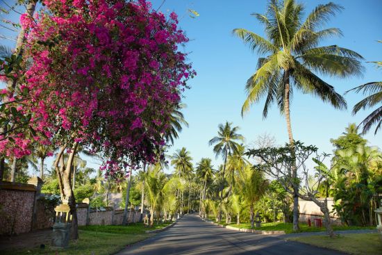 The Oberoi Beach Resort, Lombok:  Resort entrance