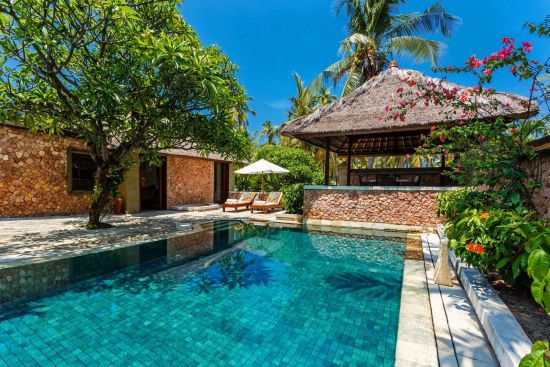 The Oberoi Beach Resort, Lombok:  Villa Gardenview Pool 