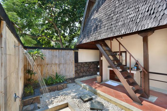 Vila Ombak à Gili: Traditional Lumbung Hut