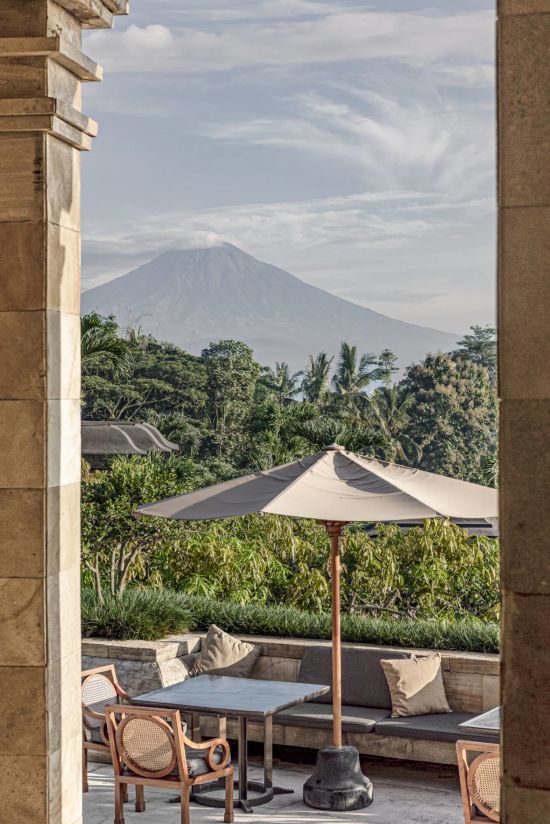 Amanjiwo in Yogyakarta:  Terrace View