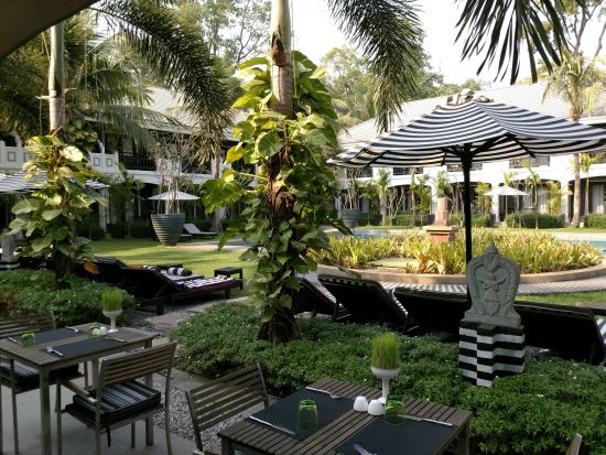 Shinta Mani Angkor à Siem Reap:  Restaurant and Pool Bayon Wing