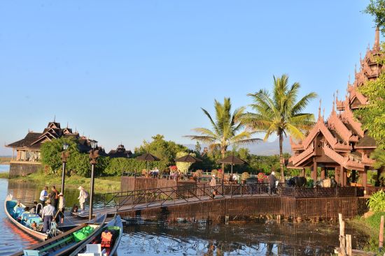 Inle Resort & Spa in Inle Lake:  Jetty