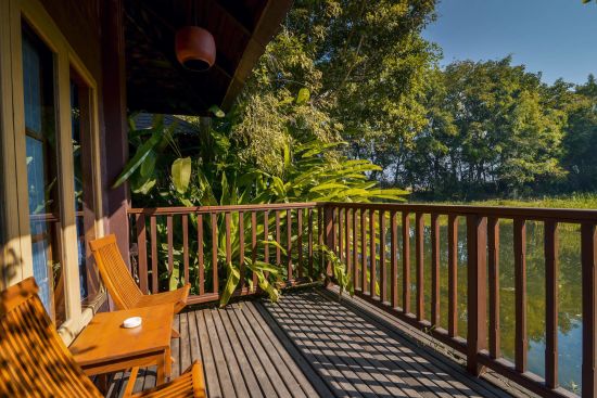 Inle Resort & Spa in Inle Lake:  Garden Cottage | Balcony
