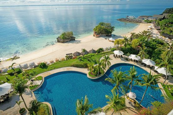 Shangri-La's Mactan Resort & Spa in Cebu:  Aerial View