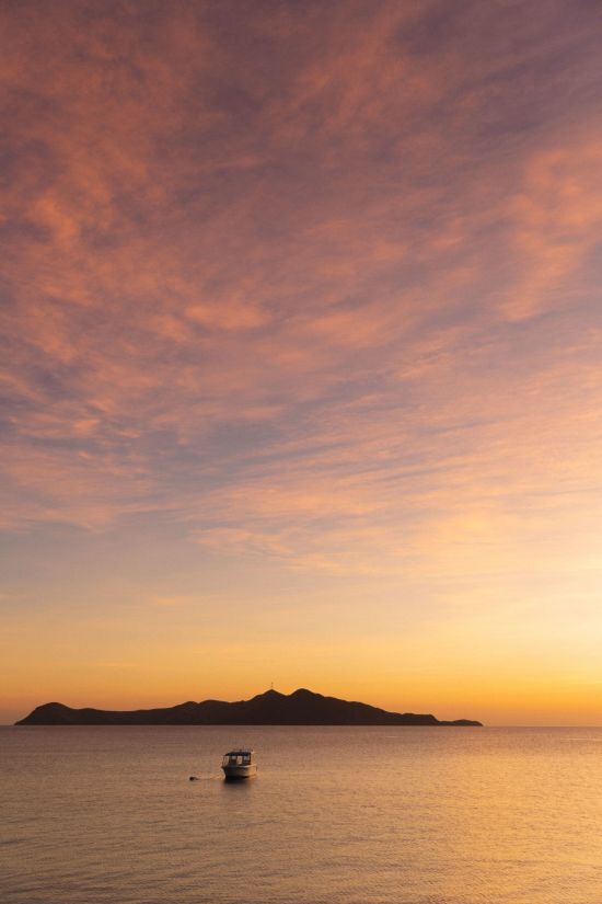 Amanpulo à Palawan:  sunset
