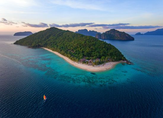 El Nido Resorts Pangulasian Island à Palawan:  Aerial View