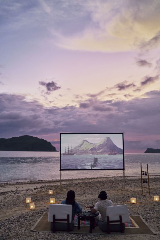 El Nido Resorts Pangulasian Island à Palawan:  Beach Movie Night