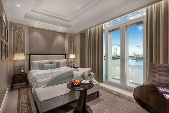 The Fullerton à Singapour:  Marina Bay View Room