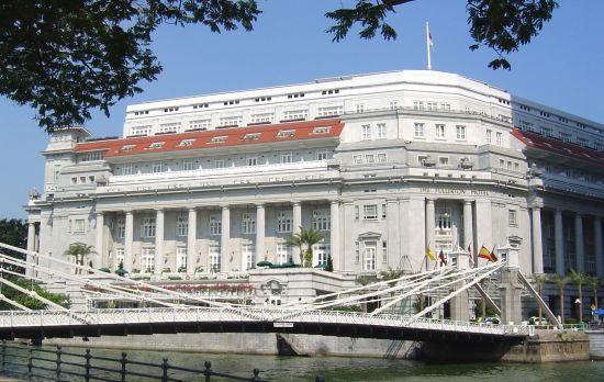The Fullerton à Singapour:  The Fullerton from outside